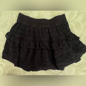 Aerie Rock and Ruffle Mini Skirt